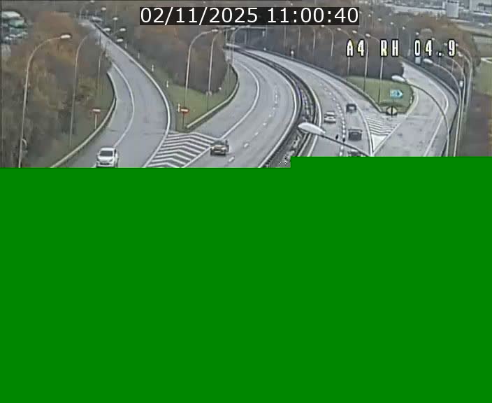 Traffic live webcam Luxembourg Leudelange - A4 - BK 4.9 - direction Luxembourg