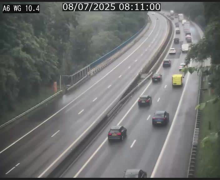 Traffic live webcam Luxembourg Mamer - A6 - BK 10.4 - direction Luxembourg/France/Allemagne