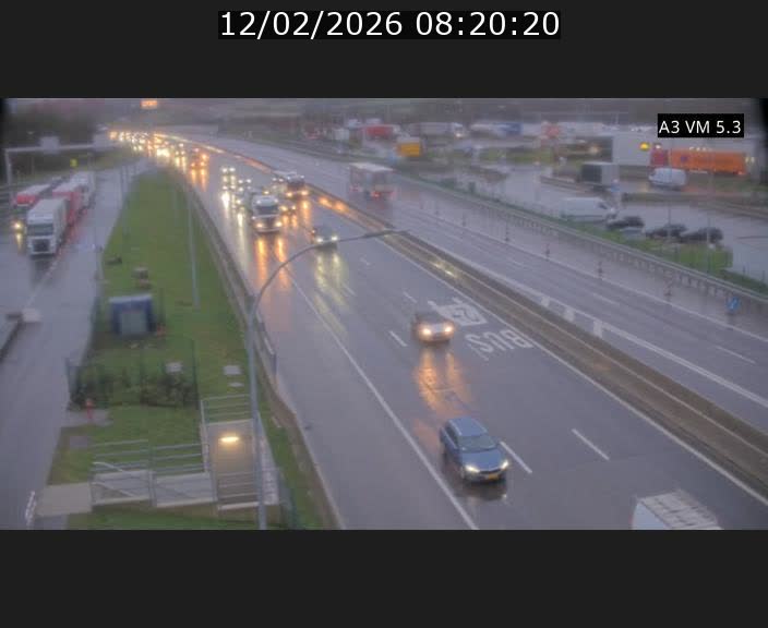 Traffic live webcam Luxembourg Aire de Berchem - A3 - BK 5 - direction France