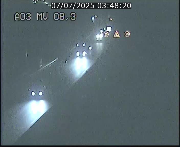 Webcam Autoroute après la Croix de Bettembourg en direction de Luxembourg sur l'A3