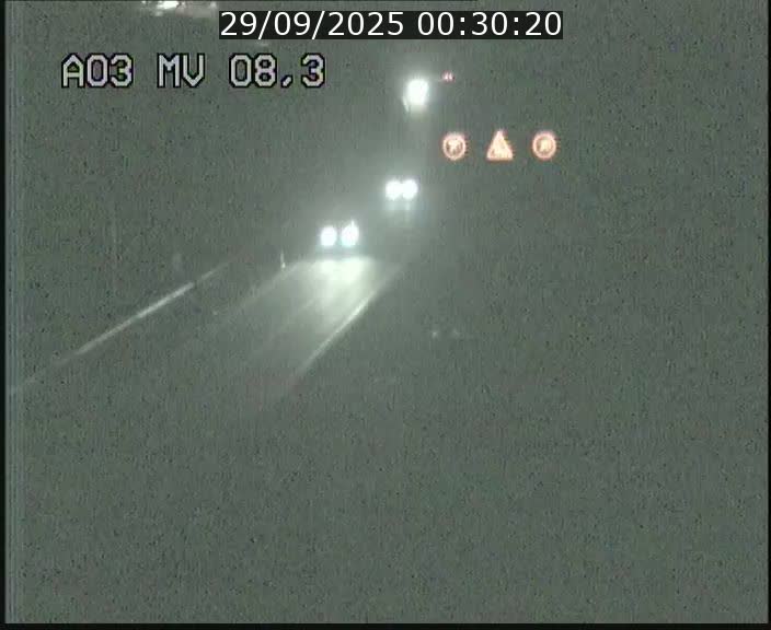 Webcam Autoroute après la Croix de Bettembourg en direction de Luxembourg sur l'A3