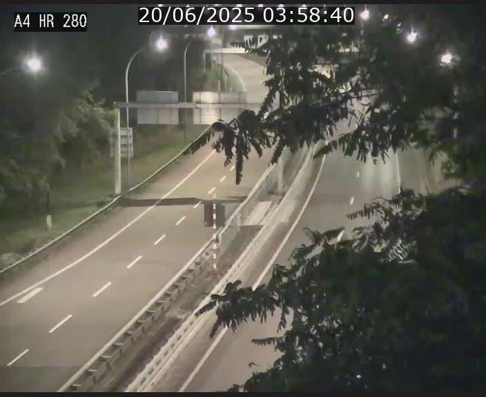 Webcam traffic A4 Luxembourg - BK 0.2 - P+R Bouillon (direction Luxembourg)