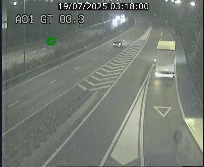 Traffic live webcam Luxembourg Croix de Gasperich - A1 direction Kirchberg - BK 0.3