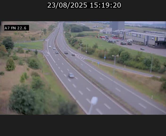 Caméra trafic Luxembourg - A7, Colmar-berg direction Mersch