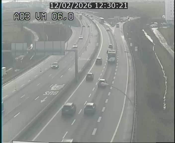 Traffic live webcam Luxembourg Aire de Berchem - A3 - BK 6 - direction France