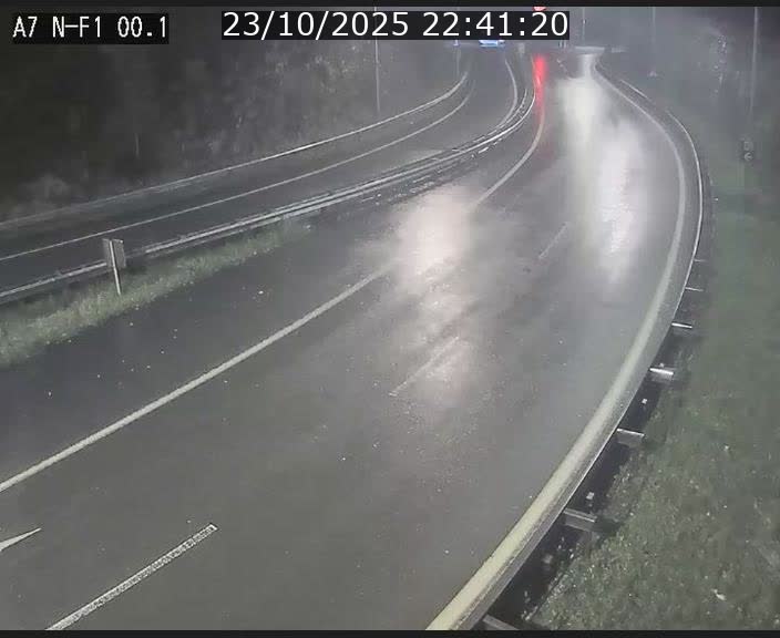 Webcam autoroute Luxembourg A7 située dans la sortie 1 Waldhof, vers la N11, avant le Tunnel Stafelter