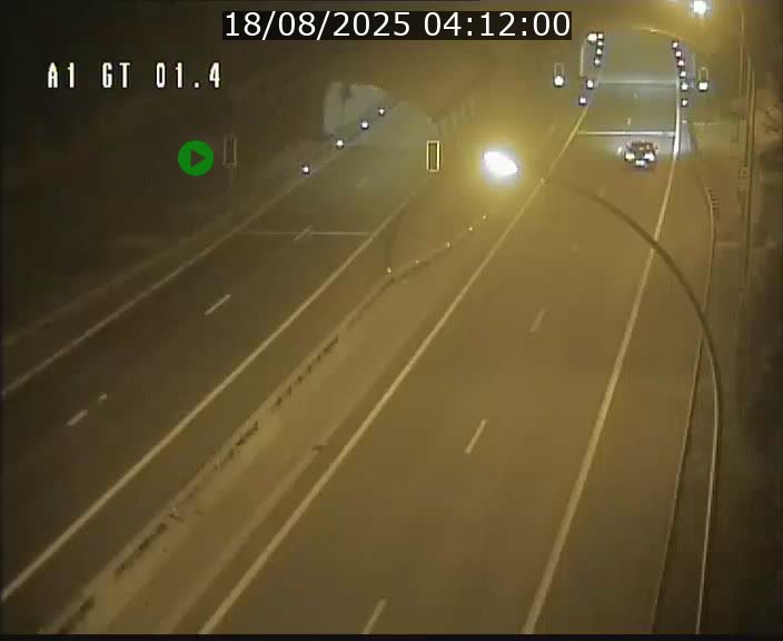 Traffic live webcam Luxembourg Hesperange - A1 direction Kirchberg - BK 1.4