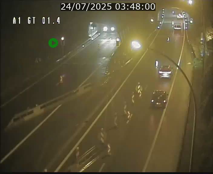Traffic live webcam Luxembourg Hesperange - A1 direction Kirchberg - BK 1.4