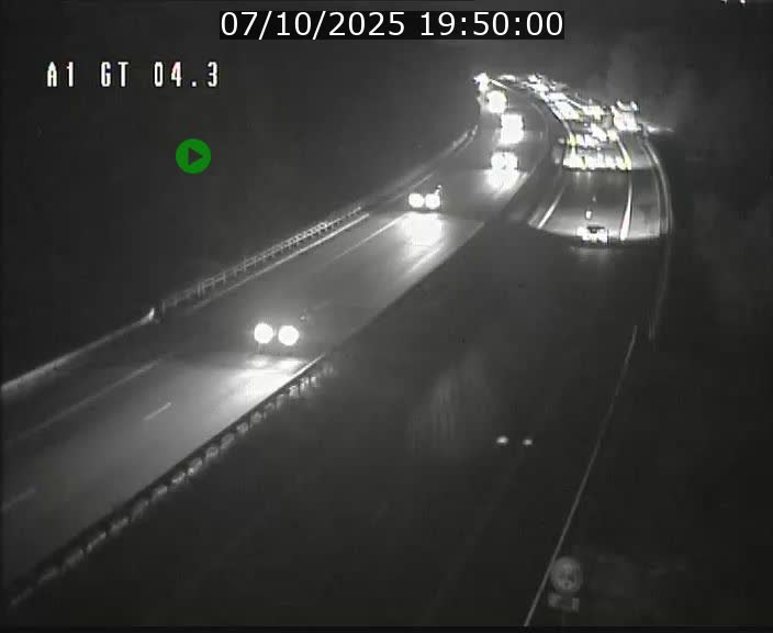 Traffic live webcam Luxembourg Itzig - A1 direction Sandweiler - BK 4.3
