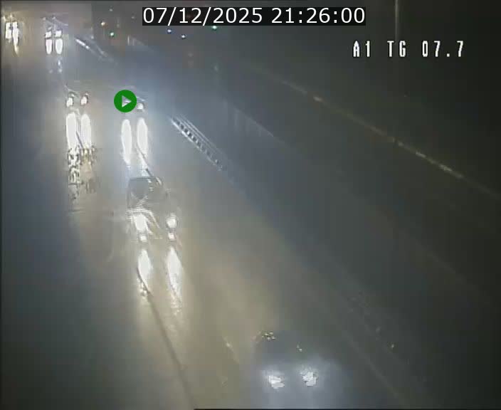 Traffic live webcam Luxembourg Kirchberg - A1 direction Luxembourg-ville - BK 7.7