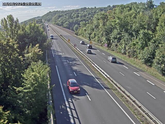 Caméra autoroute France - A30, Hayange direction Metz