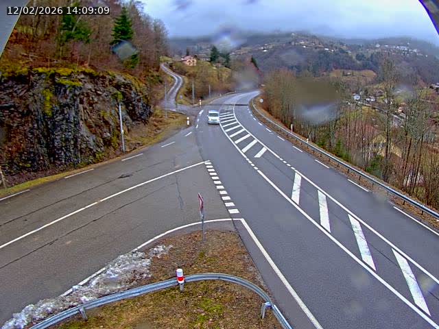 Caméra autoroute France - N66, col du Bussang direction Remiremont