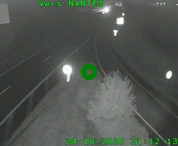 Webcam N147 au nord de Poitiers et à la jonction avec la A10