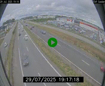 Webcam sur la N165 à hauteur de Caudan, dans le Morbihan.