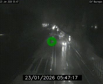 Webcam sur le périphérique de Rennes (N136) à hauteur de Maurepas, au nord de la ville