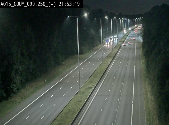 Webcam autoroute Belgique - Gouy-lez-piéton - E42 - BK 90.3