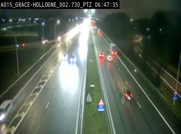 Caméra trafic Belgique - Grâce-Hollogne - E42, jonction avec A604, direction Loncin/Aéroport de Liège -  BK 3.2