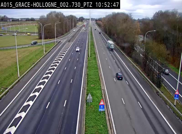 Caméra trafic Belgique - Grâce-Hollogne - E42, jonction avec A604, direction Loncin/Aéroport de Liège -  BK 3.2