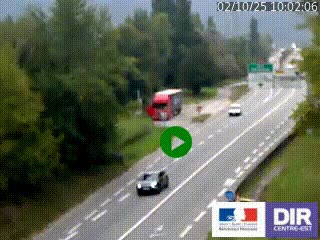 Webcam info trafic à proximité de Vizille sur la N85, au niveau du point de vue du Saut du Moine à Champagnier