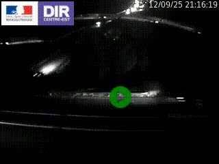 Webcam traffic à Grenoble-sud sur l'autoroute A480. Vue orientée vers l'entrée et la sortie de Grenoble