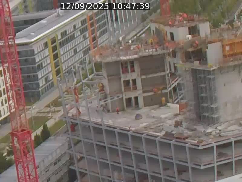 Webcam sur l'avenue John Fitzgerald Kennedy (N51) avec vue orientée vers le Findel