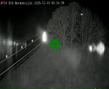 Webcam à hauteur du Leclerc Normanville sur la N154. Vue orientée vers Rouen