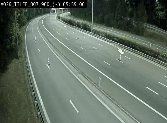 Webcam autoroute A26/E25 à Esneux, en Belgique en direction Luxembourg - BK 7.9