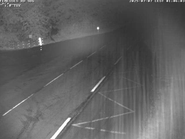 Webcam en haut du col des Fenesses, aussi appelé col du Ménil sur la D486 à 593 mètres d'altitude dans les Vosges