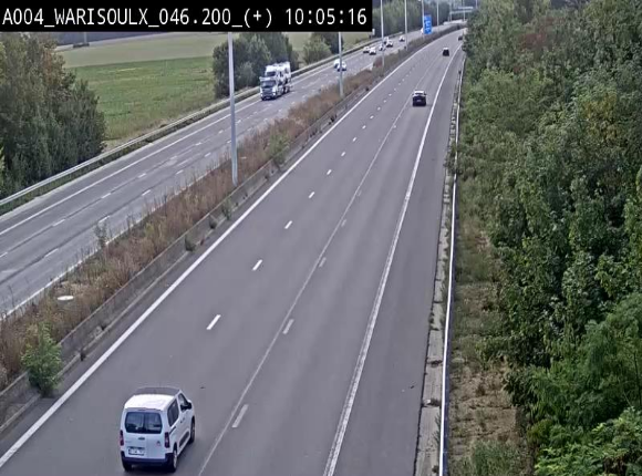Webcam autoroute Belgique - Warissoulx - E411 - BK 46.2