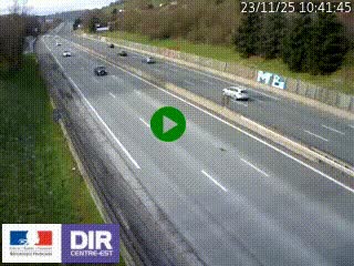 Webcam routière à Saint-Etienne-Terrenoire sur la RN88 avant la jonction entre l'A72 et le Boulevard Périphérique de Saint-Etienne