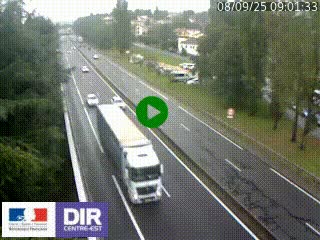 Webcam routière à Le Chambon-Feugerolles sur la RN88 entre Firminy et Saint-Etienne