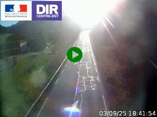 Web cam sur la N90 à Aime, en provenance de Bourg-Saint-Maurice et en direction d'Albertville