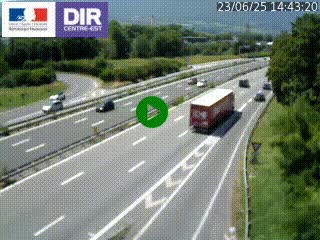 Caméra routière à hauteur de la sortie 15 Chambéry-centre au PK 4,103 en direction d'Albertville