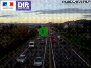 Caméra autoroute à Saint-Etienne (Les Littes) à hauteur du Ikea Saint-Etienne sur l'A72 en direction de Roanne