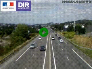 Caméra autoroute à Saint-Etienne (Les Littes) à hauteur du Ikea Saint-Etienne sur l'A72 en direction de Roanne