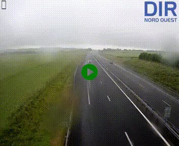 Webcam sur A84 à hauteur de l'échangeur de Poilley avec la N175, au sud d'Avranches