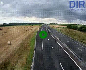 Webcam sur A84 à hauteur de l'échangeur de Poilley avec la N175, au sud d'Avranches
