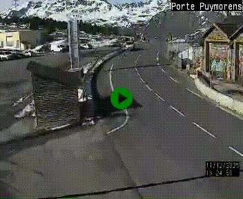 Webcam Col du Puymorens sur N320, en direction de Pas de la Casa (Andorre)