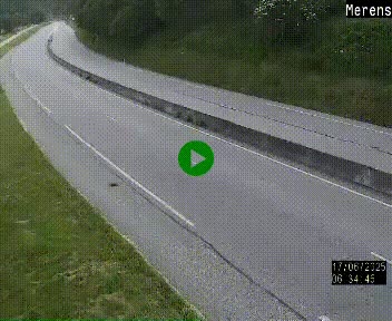 Webcam Ax-les-Thermes sur N20, en direction d'Andorre