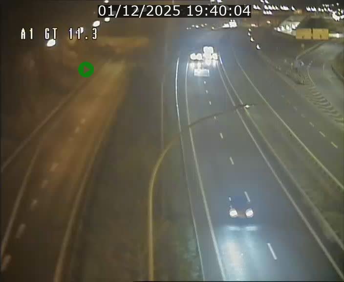 Traffic live webcam Luxembourg Senningerberg - A1 direction Allemagne - BK 11.3