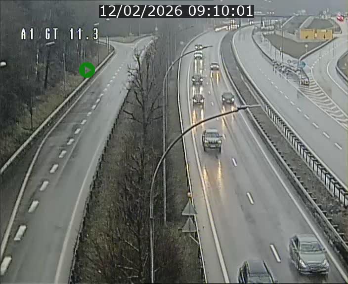 Traffic live webcam Luxembourg Senningerberg - A1 direction Allemagne - BK 11.3