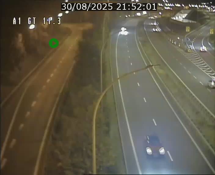 Traffic live webcam Luxembourg Senningerberg - A1 direction Allemagne - BK 11.3