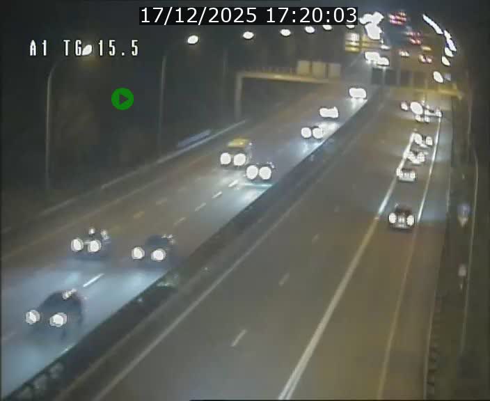 Traffic live webcam Luxembourg Munsbach - A1 direction Luxembourg - BK 15.5