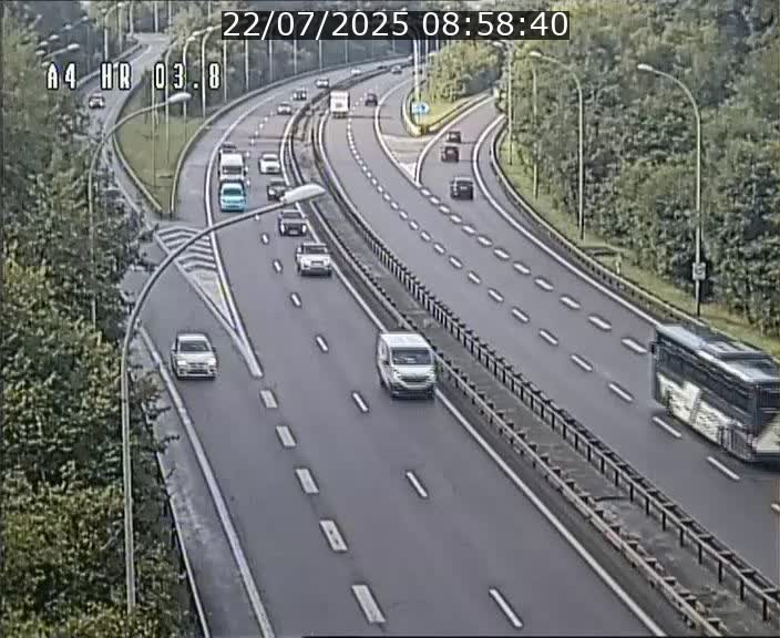 Webcam traffic A4 Luxembourg - BK 3.8 - Leudelange (direction Esch sur Alzette)