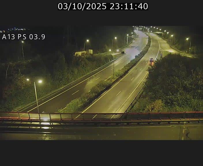 Traffic live webcam Luxembourg Differdange - A13 direction Esch-sur-Alzette - BK 3.9