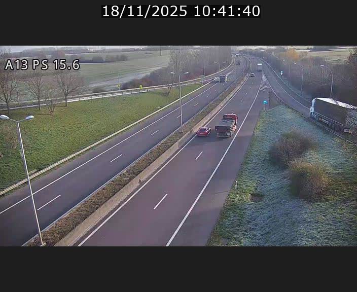 Traffic live webcam Luxembourg Kayl - A13 direction Dudelange - BK 15.6