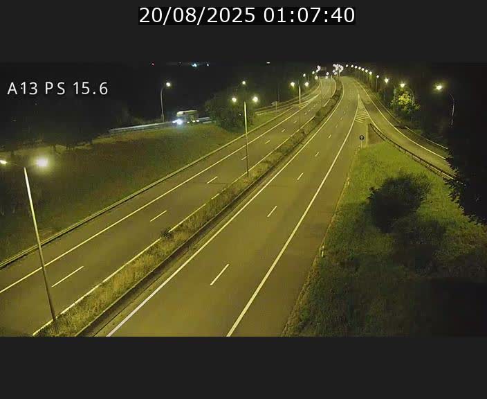 Traffic live webcam Luxembourg Kayl - A13 direction Dudelange - BK 15.6