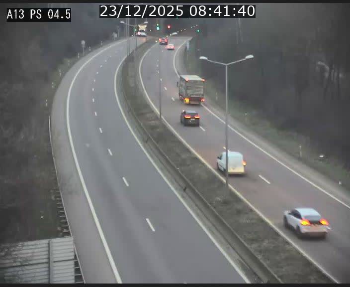 Traffic live webcam Luxembourg Differdange - A13 direction Esch-sur-Alzette - BK 4.5