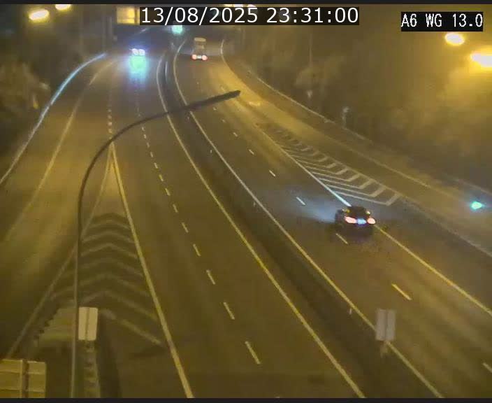 Traffic live webcam Luxembourg Mamer - A6 - BK 13 - direction Luxembourg/France/Allemagne