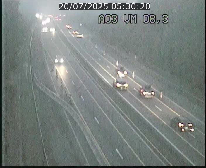 Traffic live webcam Luxembourg Bettembourg - A3 - BK 8.3 - direction France